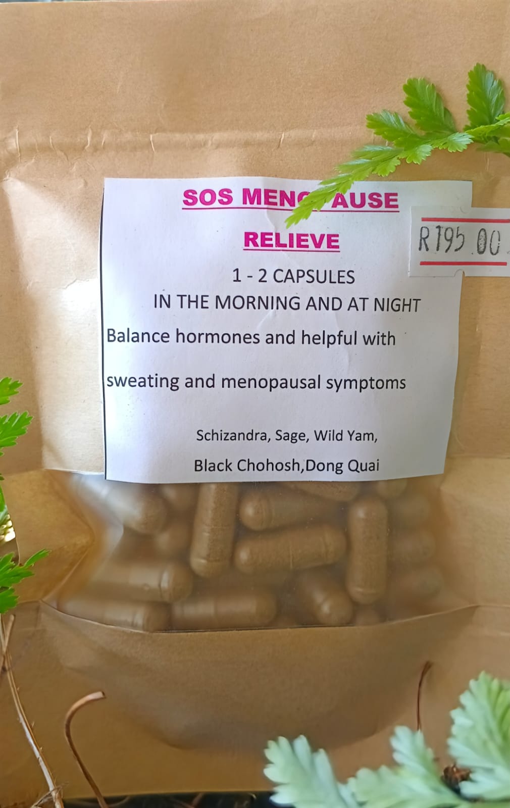 SOS MENOPAUSE RELIEVE - 60 CAPSULES